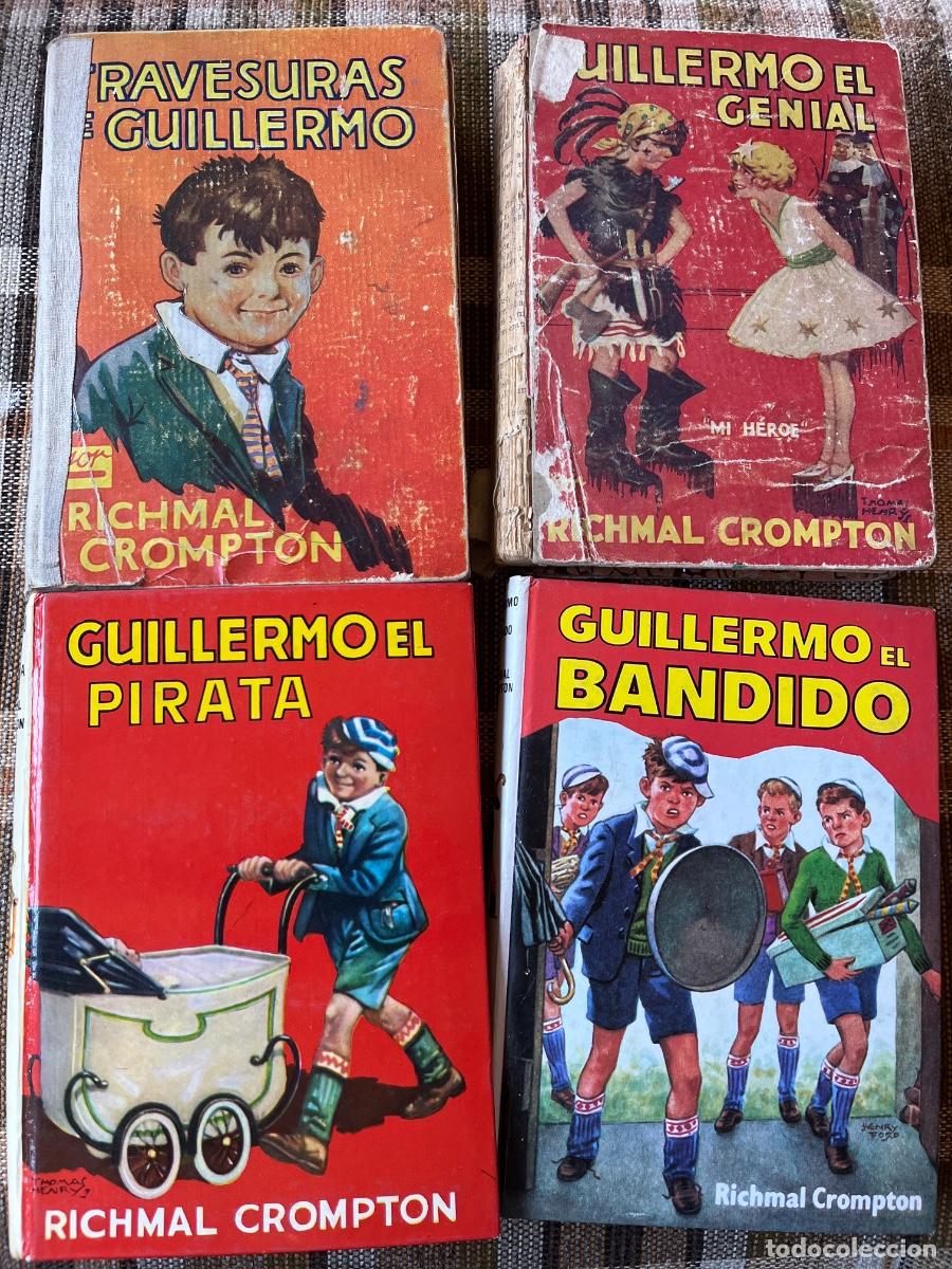 Libros antiguos: Richmal Crompton, 4 libros de Guillermo - Foto 1