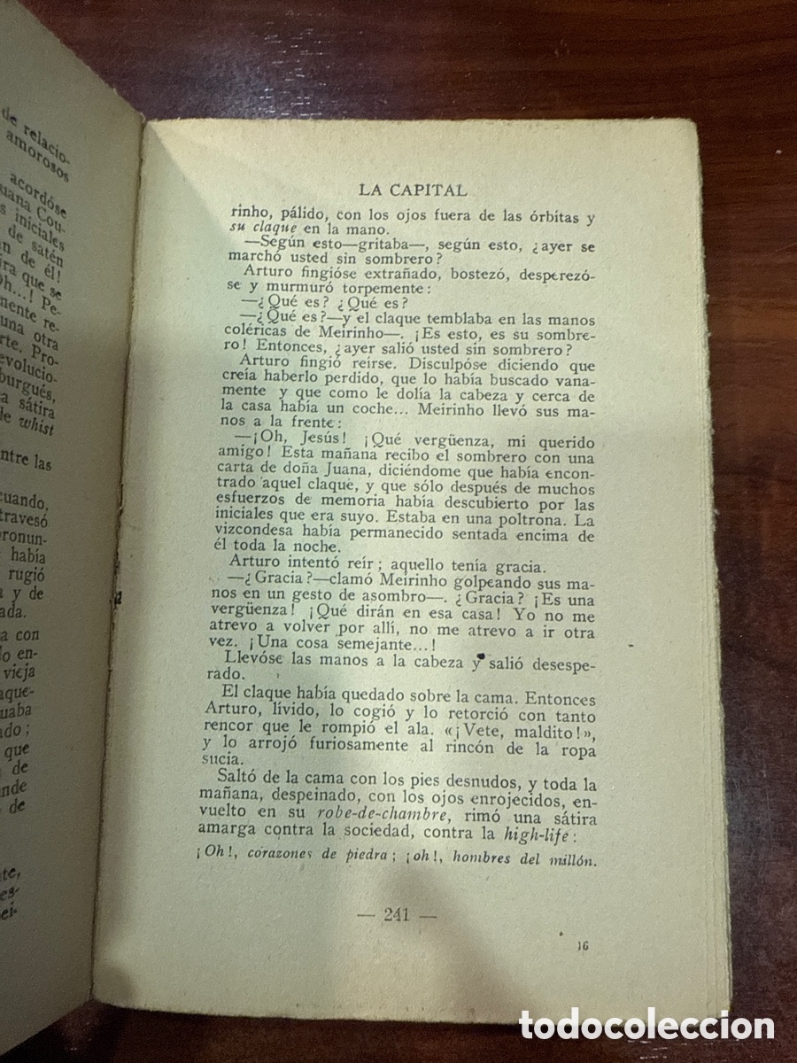 Libros antiguos: QUEIROZ, E&ccedil;a de. La capital: novela - Foto 3