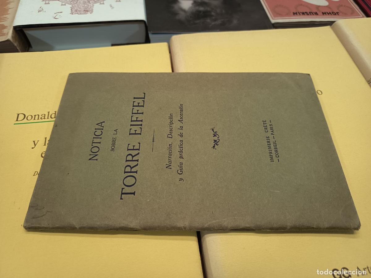Libros antiguos: Sin fecha - Noticia sobre la Torre Eiffel - Foto 1