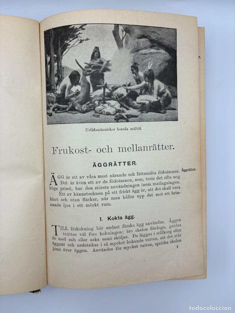 Libros antiguos: Iduns Kokbok - Utgiven Av Elisabeth &Uuml;stman - Libro en Dan&eacute;s - 1911 - Foto 8