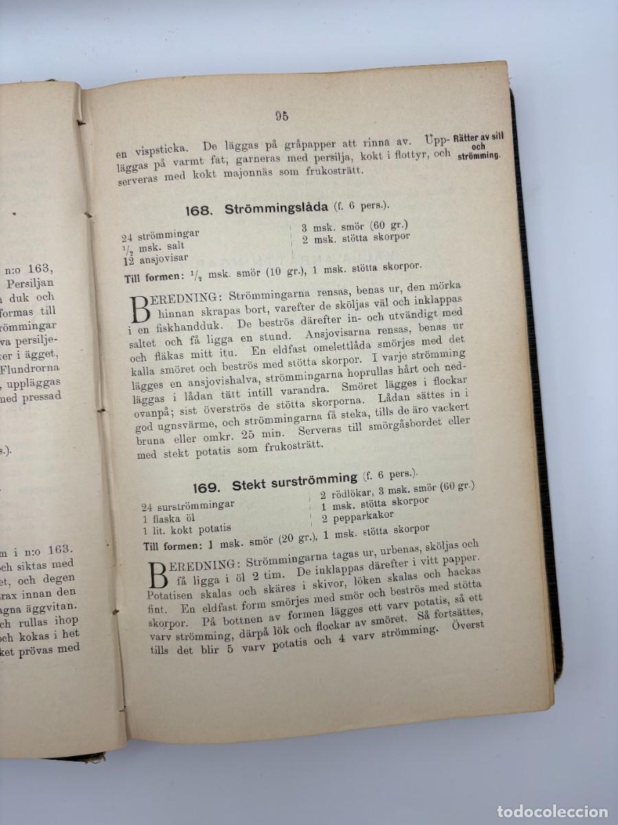 Libros antiguos: Iduns Kokbok - Utgiven Av Elisabeth &Uuml;stman - Libro en Dan&eacute;s - 1911 - Foto 9