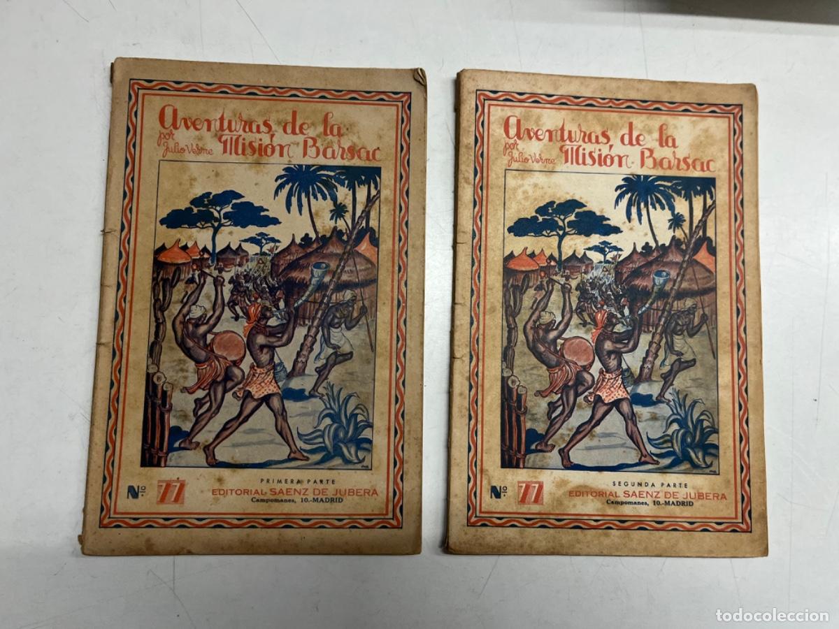 Libros antiguos: Verne, Julio.- Aventuras de la Misi&oacute;n Barsac. - Foto 1