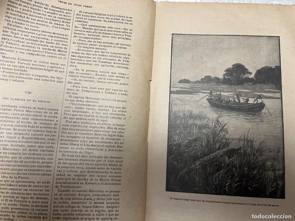 Libros antiguos: Verne, Julio.- Aventuras de la Misi&oacute;n Barsac. - Foto 3