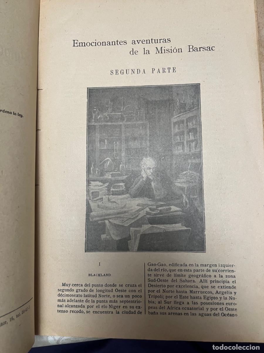 Libros antiguos: Verne, Julio.- Aventuras de la Misi&oacute;n Barsac. - Foto 5
