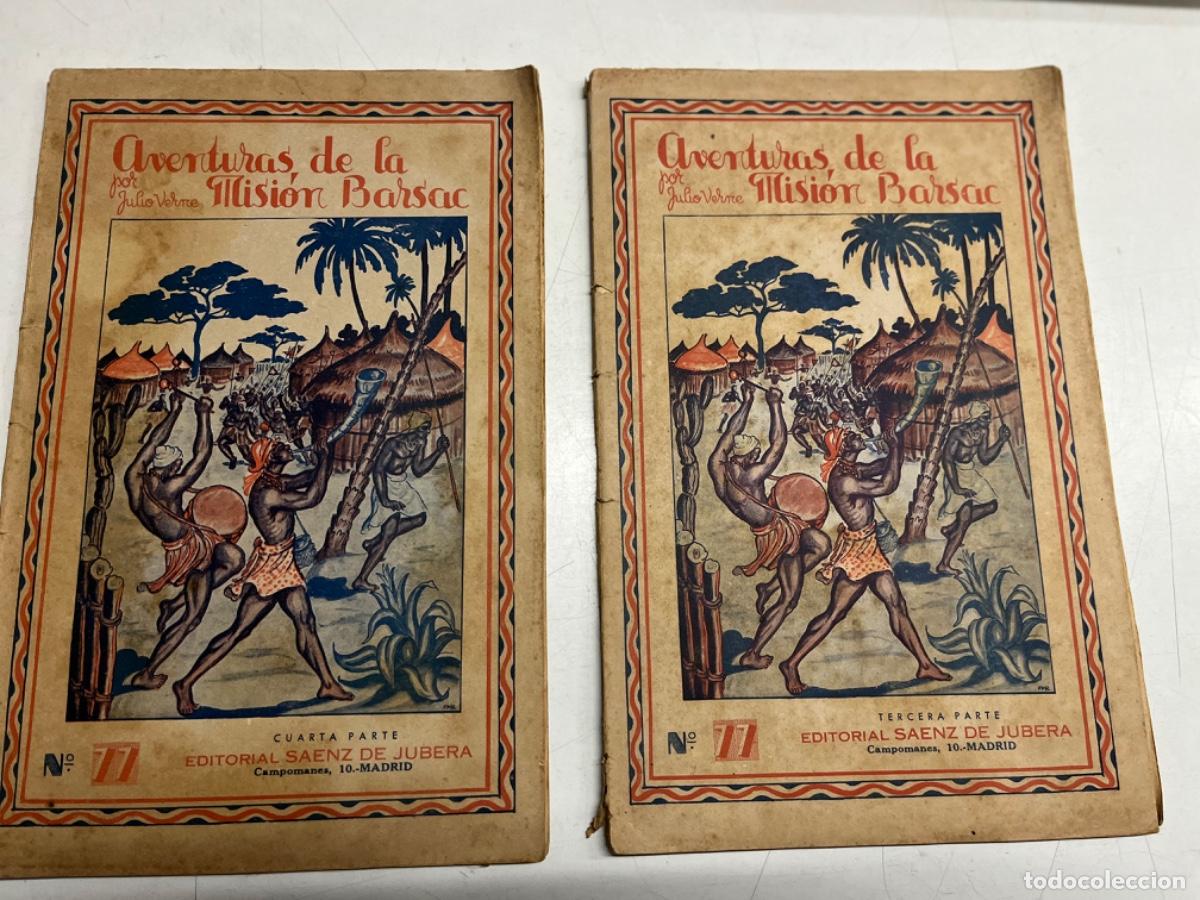 Libros antiguos: Verne, Julio.- Aventuras de la Misi&oacute;n Barsac. - Foto 7