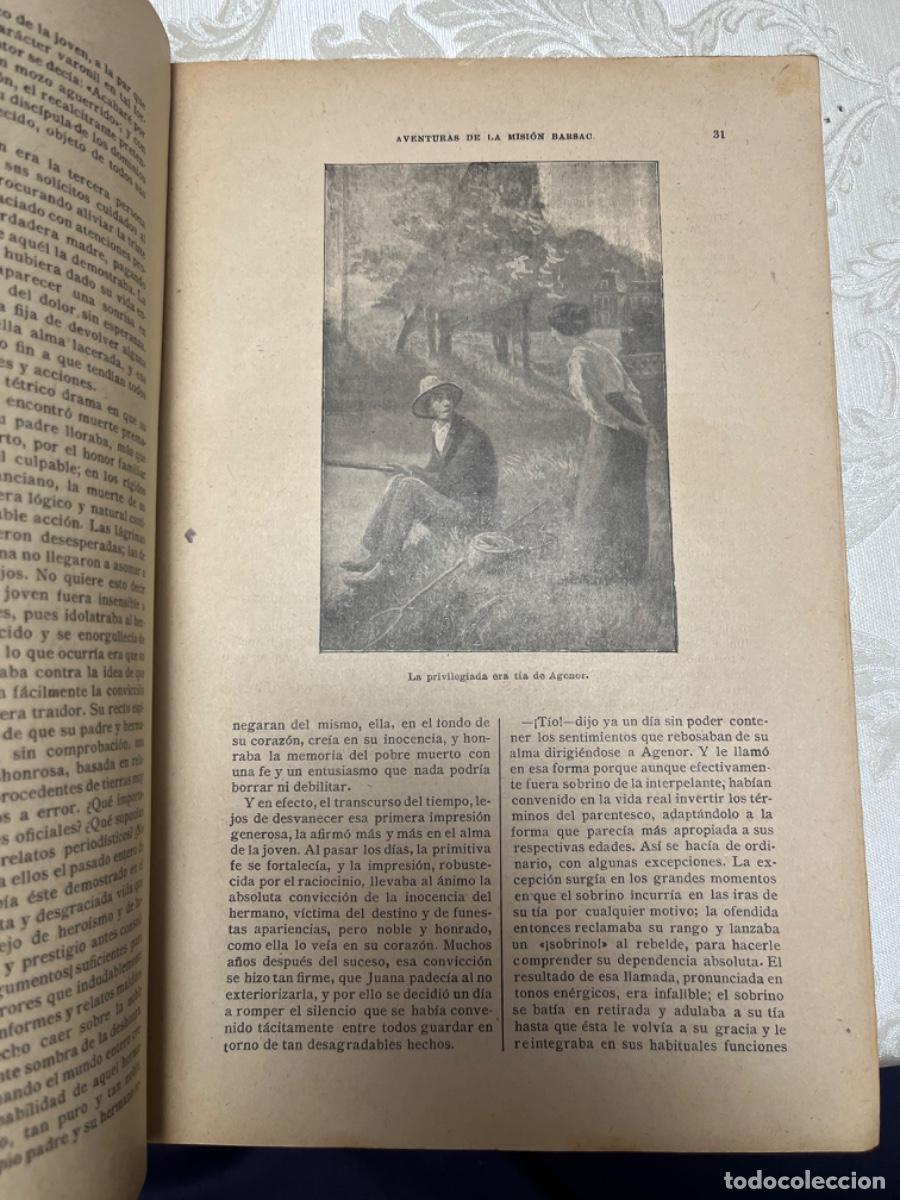 Libros antiguos: Verne, Julio.- Aventuras de la Misi&oacute;n Barsac. - Foto 9