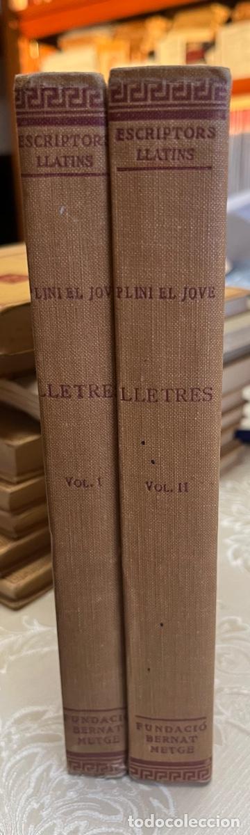 Libros antiguos: Plini el Joven.- Lletres ( 2 vols) - Foto 2