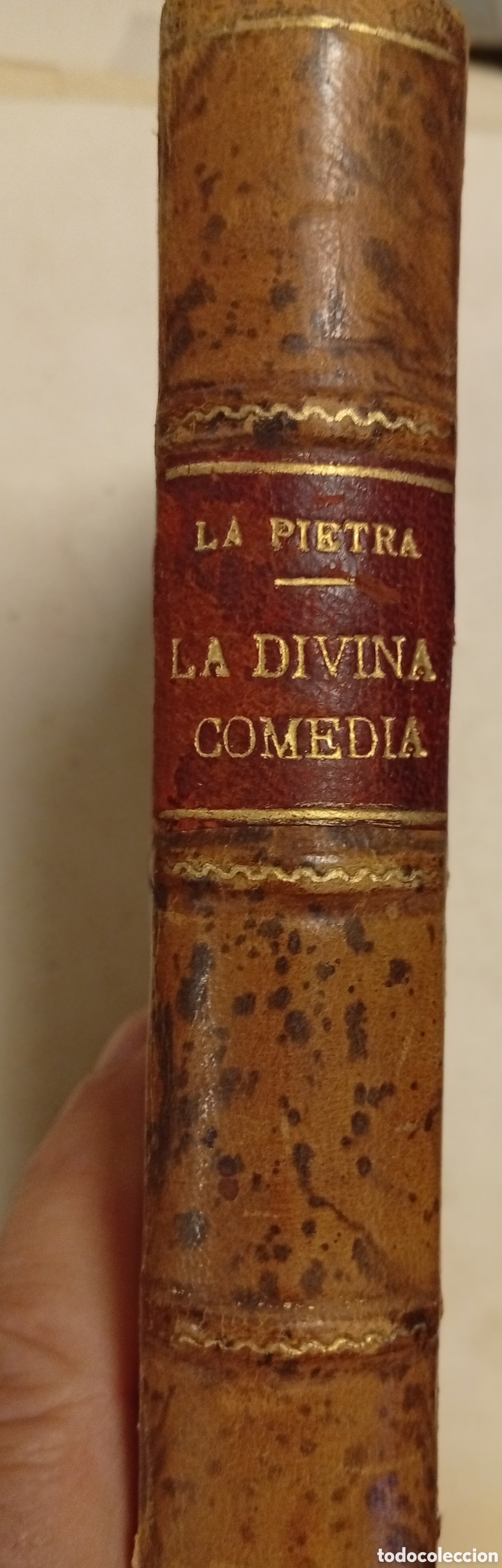 Libros antiguos: Antiguo libro La divina comedia - Foto 3