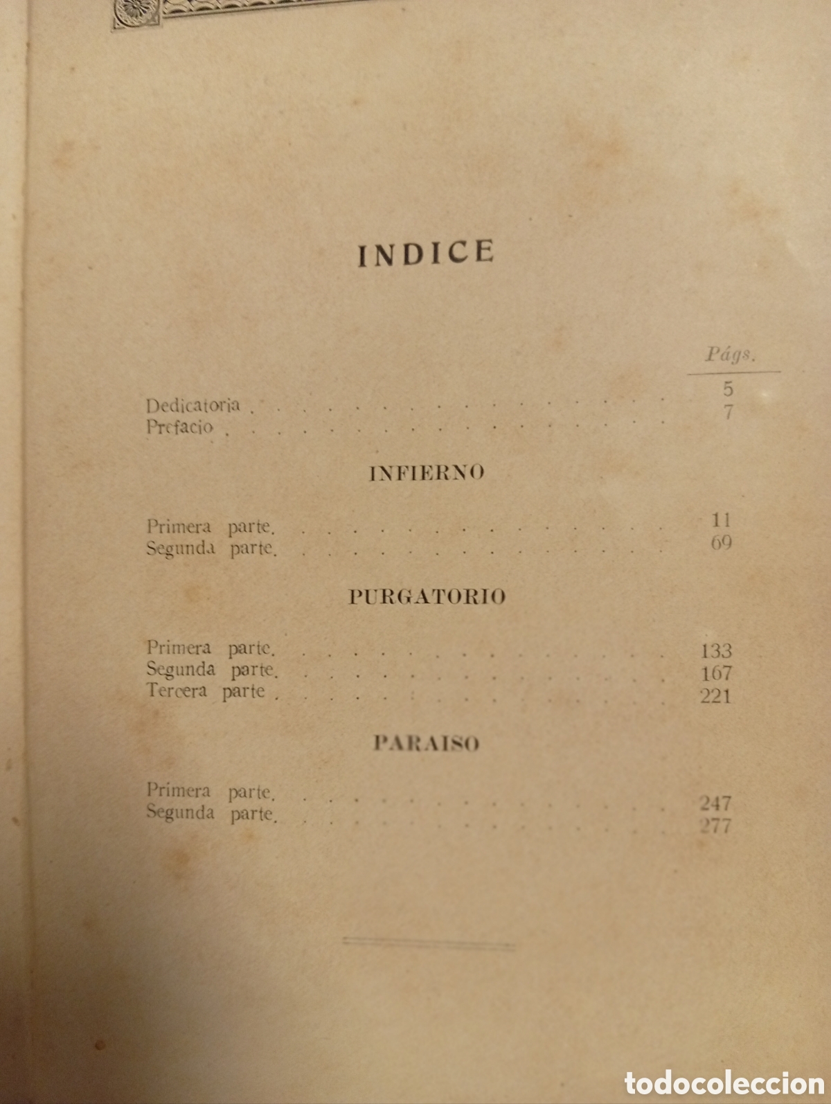 Libros antiguos: Antiguo libro La divina comedia - Foto 5