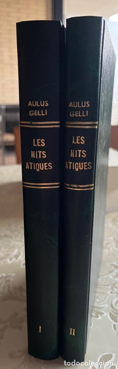 Libros antiguos: Aulus Gelli.- Les nits atiques. (2 vols.) - Foto 1