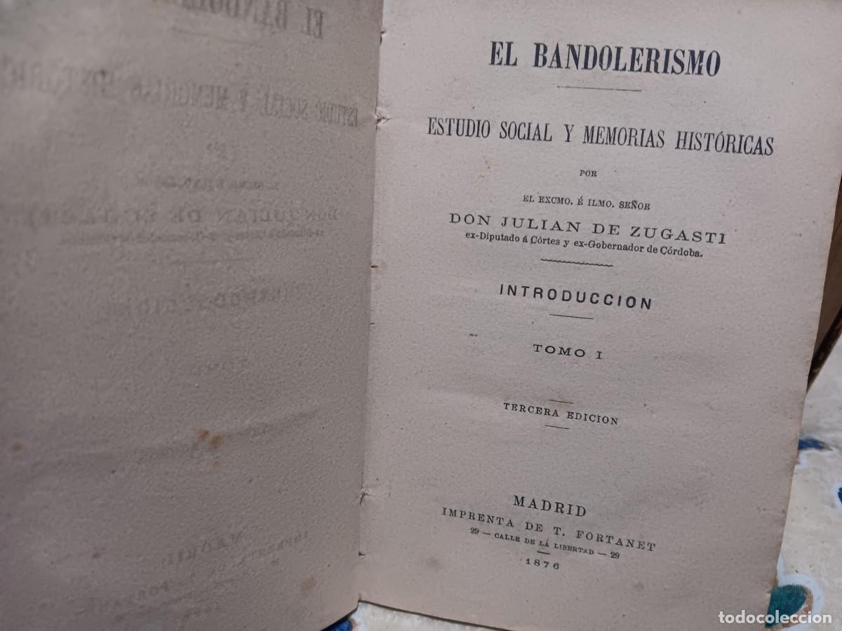 Libros antiguos: Historia del bandolerismo completa - Foto 2