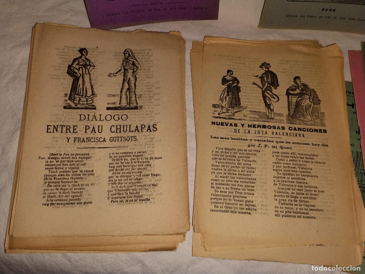 Libros antiguos: EXCEPCIONAL LOTE DE PLIEGOS DE CORDEL DEL SIGLO XIX. - Foto 9