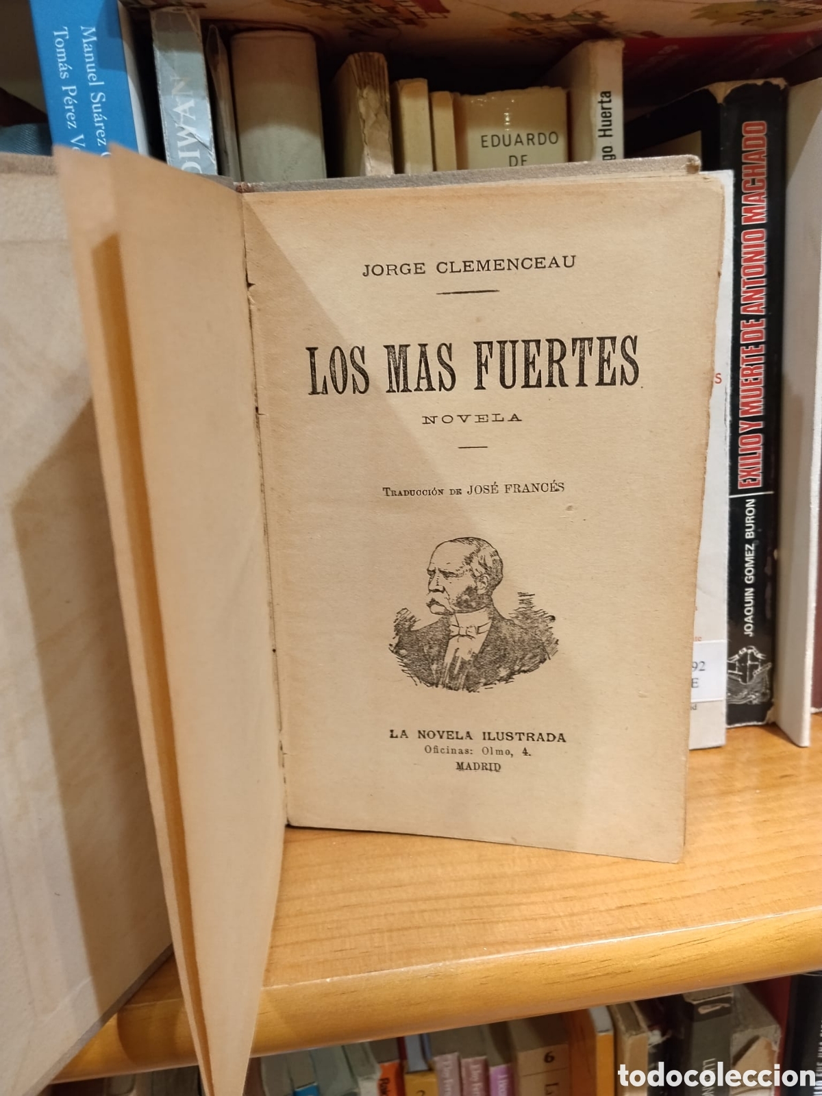Libros antiguos: Los m&aacute;s fuertes - Jorge Clemenceau - Foto 1