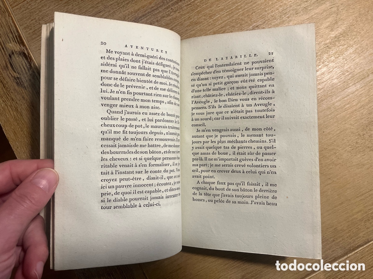 Libros antiguos: El Lazarillo de Tormes en franc&eacute;s - Foto 6