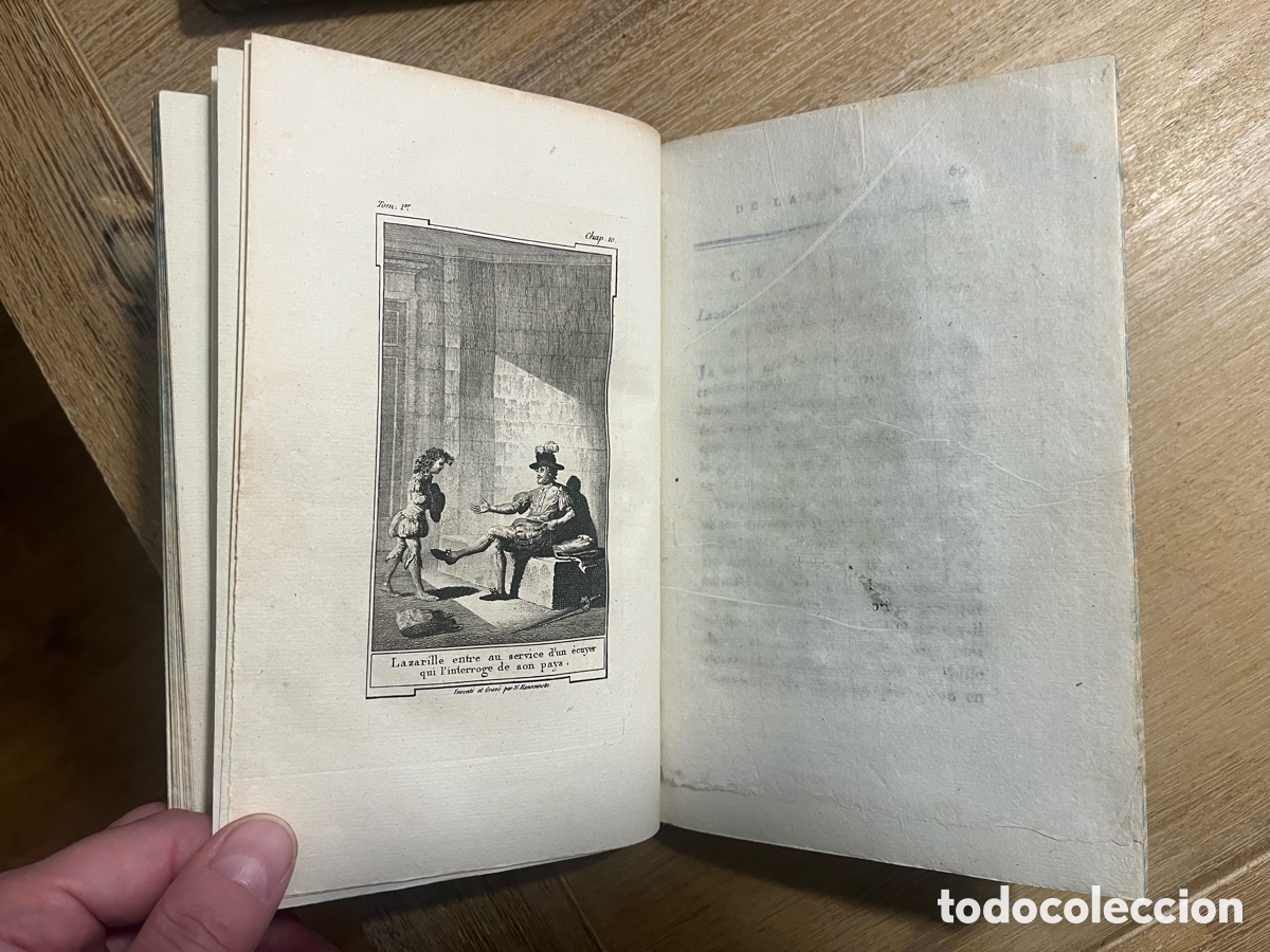 Libros antiguos: El Lazarillo de Tormes en franc&eacute;s - Foto 8