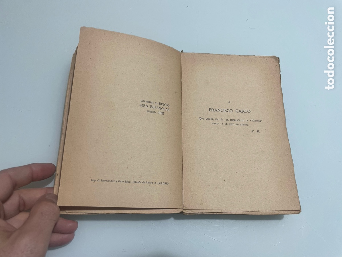 Libros antiguos: El Rey leproso, Pedro Benoit. Ediciones Espa&ntilde;olas 1927 1&ordf; ed. - Foto 5