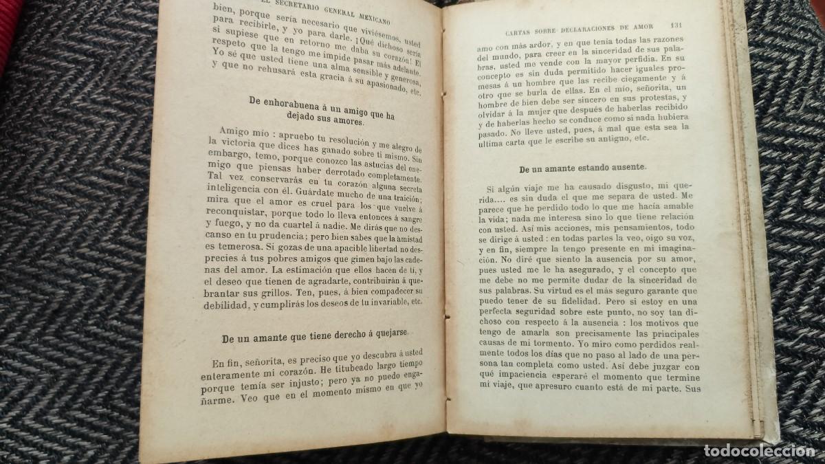 Libros antiguos: El secretario general mexicano - Foto 8