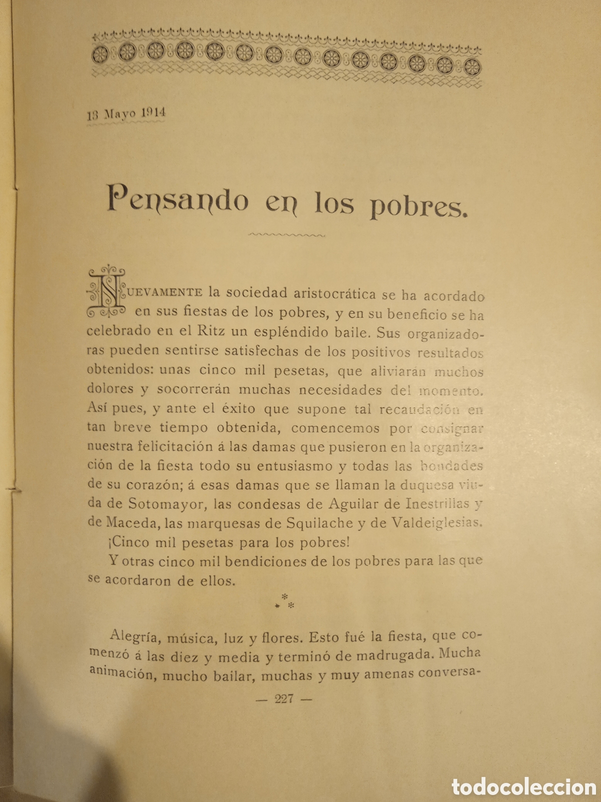 Libros antiguos: Fiestas aristocraticas 1913-1914 - Foto 22