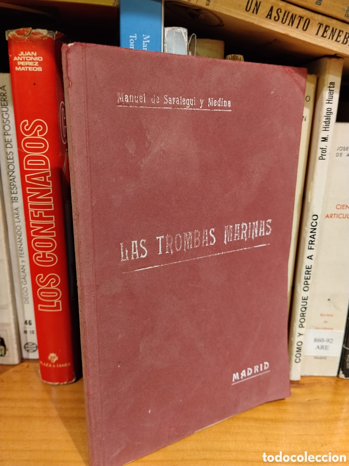Libros antiguos: Las trombas marinas - Manuel de Saralegui y Medina - Foto 1