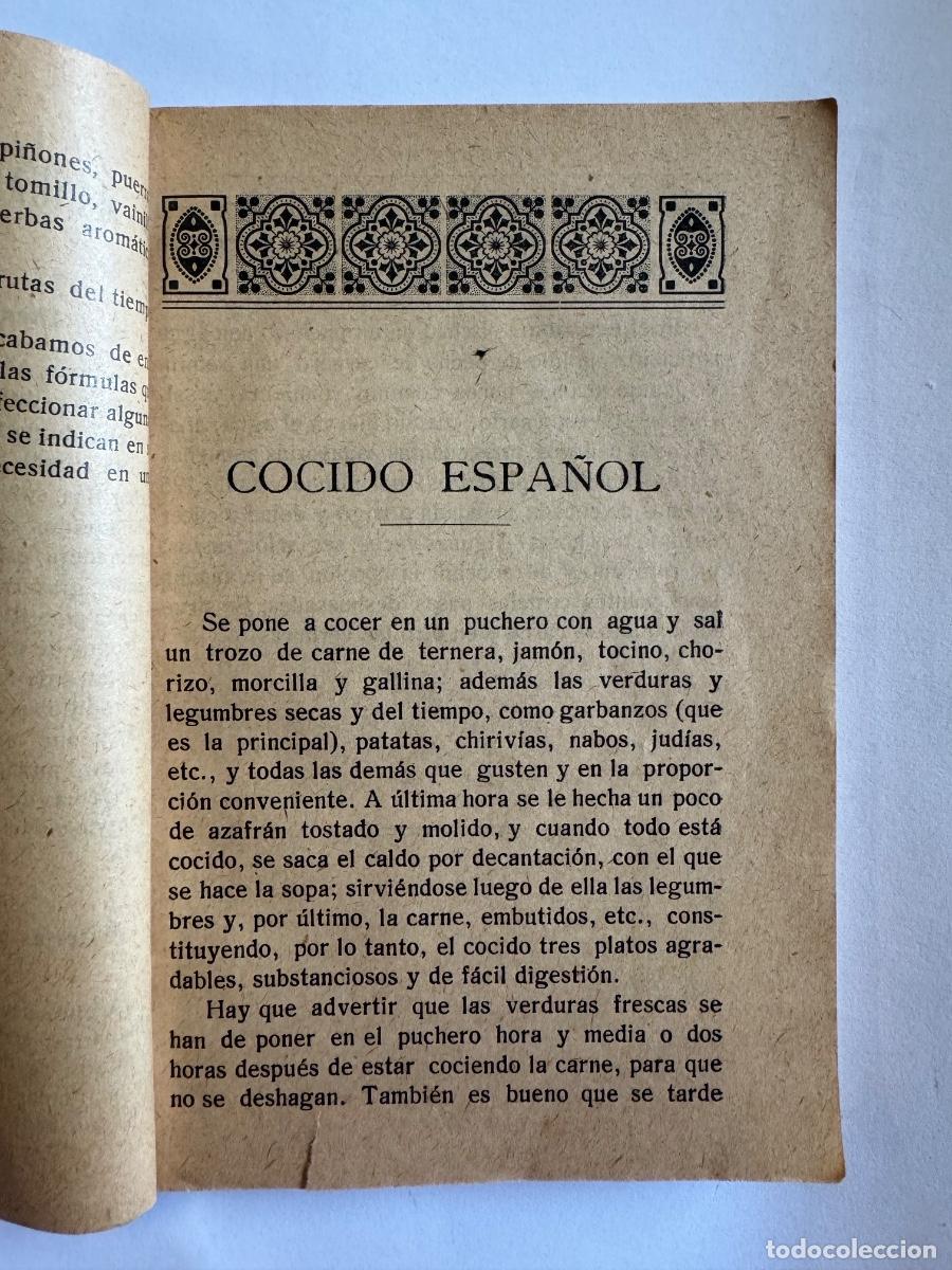 Libros antiguos: LIBRO COCINERO ESPA&Ntilde;OL 7 EDICION A&Ntilde;O 1936 - Foto 4