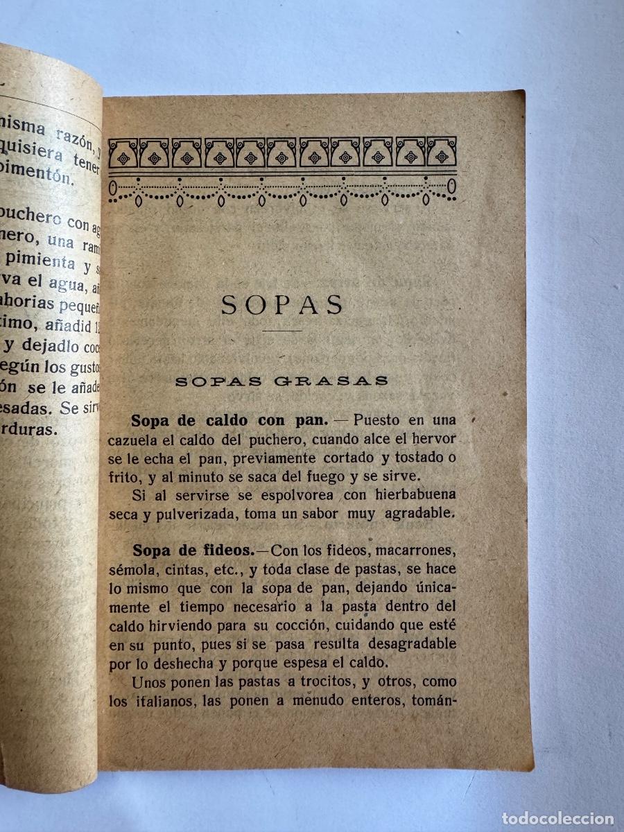 Libros antiguos: LIBRO COCINERO ESPA&Ntilde;OL 7 EDICION A&Ntilde;O 1936 - Foto 5