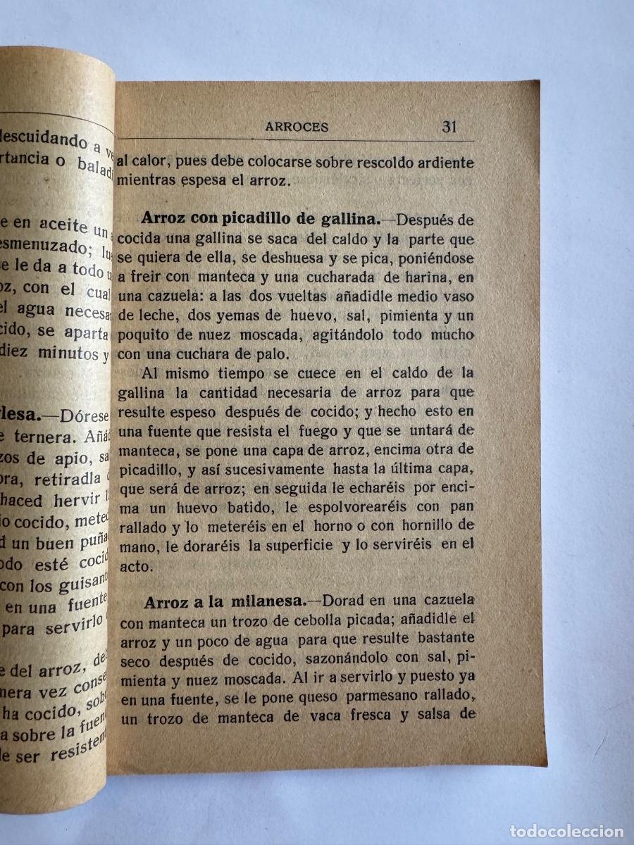 Libros antiguos: LIBRO COCINERO ESPA&Ntilde;OL 7 EDICION A&Ntilde;O 1936 - Foto 8