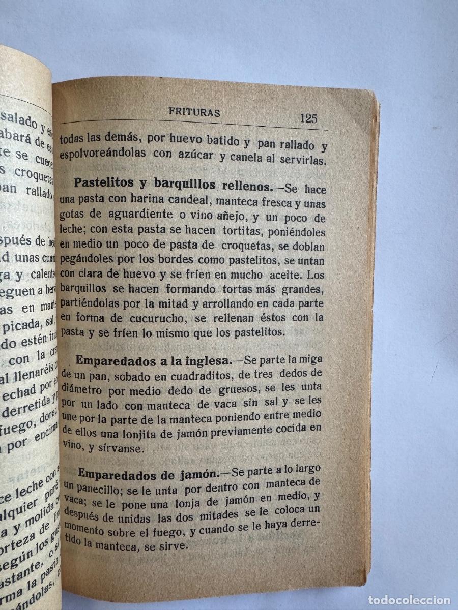 Libros antiguos: LIBRO COCINERO ESPA&Ntilde;OL 7 EDICION A&Ntilde;O 1936 - Foto 13