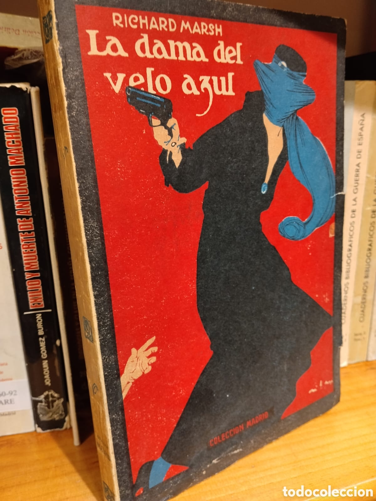 Libros antiguos: La dama del velo azul - Richard Marsh - Foto 1