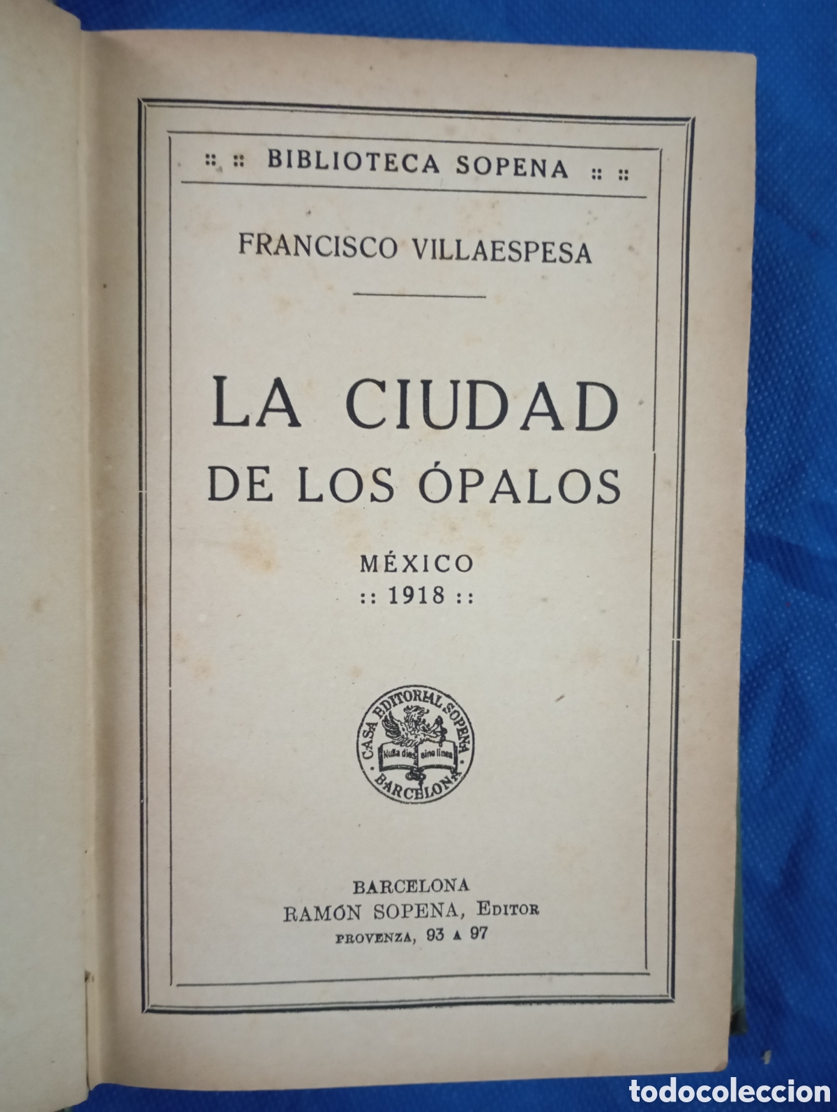 Libros antiguos: La ciudad de los &oacute;palos - Foto 2