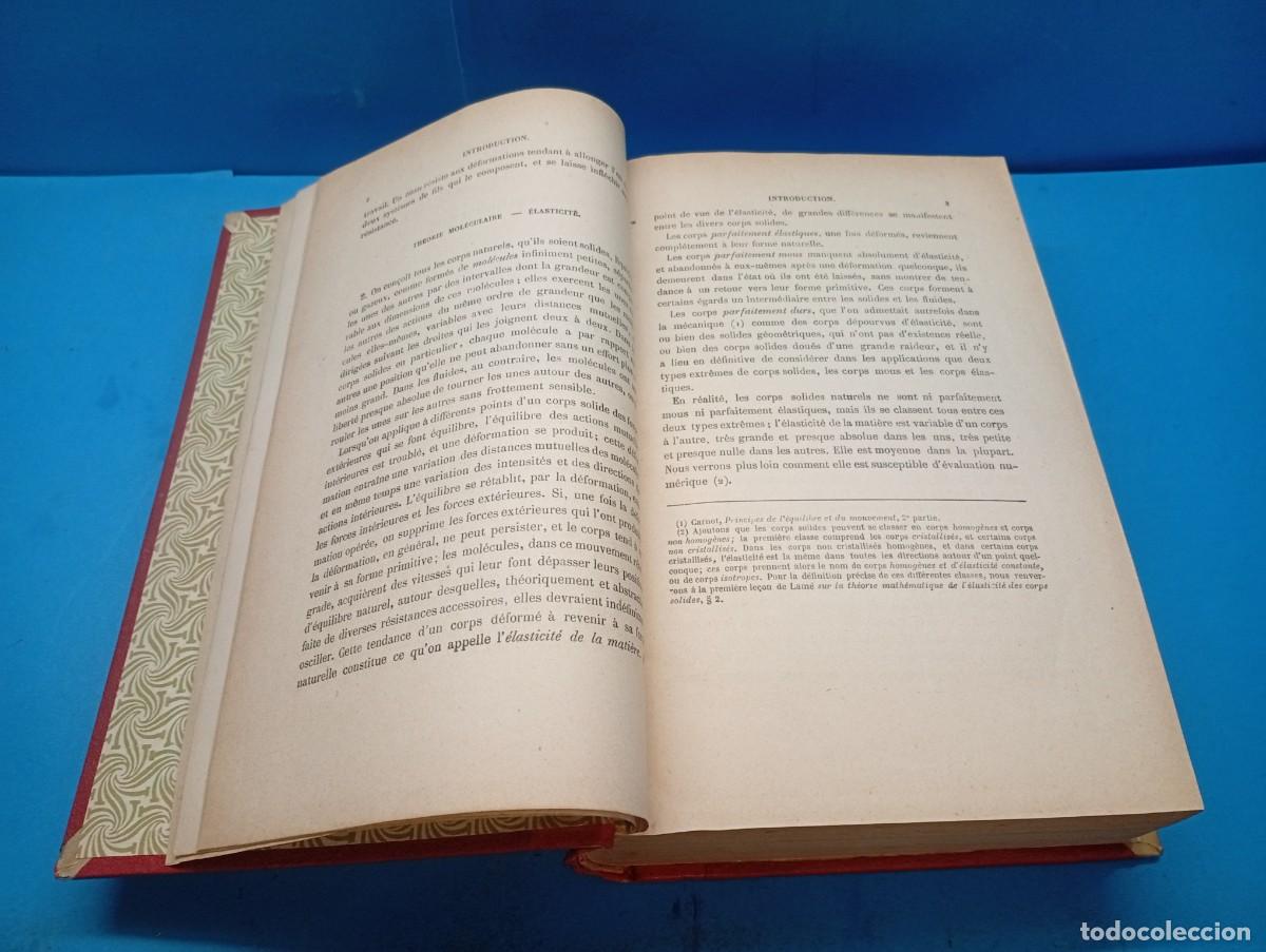 Libros antiguos: COURS DE M&Eacute;CANIQUE APPLIQU&Eacute;E AUX CONSTRUCTIONS. - EDOUARD COLLIGNON - Foto 4