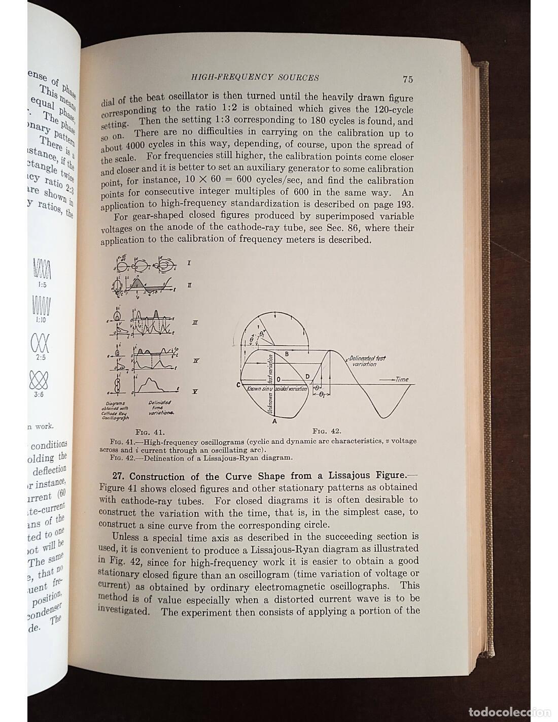 Libros antiguos: HIGH-FREQUENCY MEASUREMENTS. HUND, August. Ediciones McGraw-Hill. 1933. - Foto 4