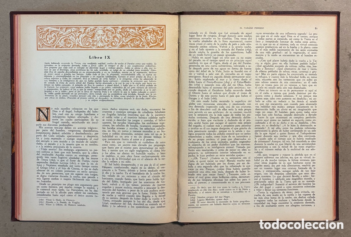 Libros antiguos: EL PARA&Iacute;SO PERDIDO. MILTON. JOAQU&Iacute;N GIL EDITOR 1935. - Foto 7