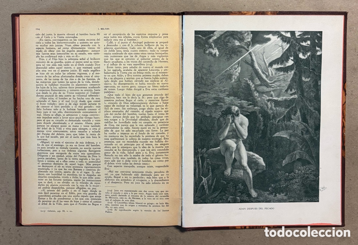 Libros antiguos: EL PARA&Iacute;SO PERDIDO. MILTON. JOAQU&Iacute;N GIL EDITOR 1935. - Foto 8