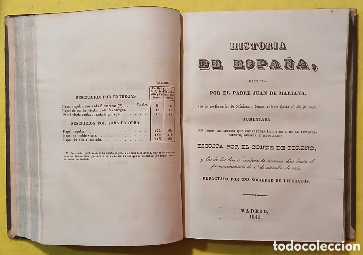 Libros antiguos: Historia de Espa&ntilde;a, Juan de Mariana - Foto 6