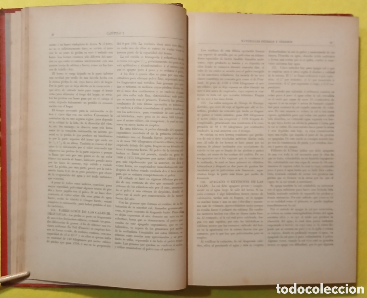 Libros antiguos: Construccion civil ges y lobez, textos 1897 - Foto 3