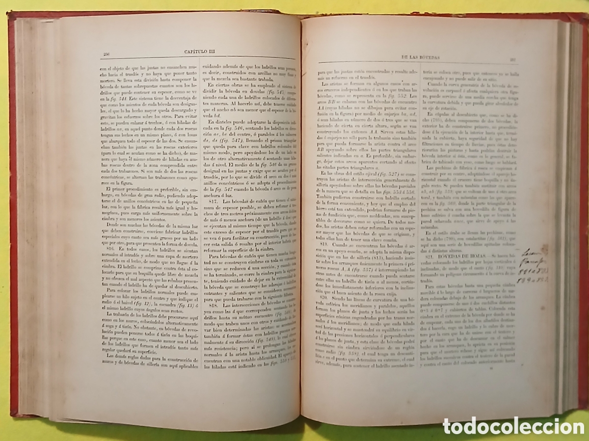Libros antiguos: Construccion civil ges y lobez, textos 1897 - Foto 8