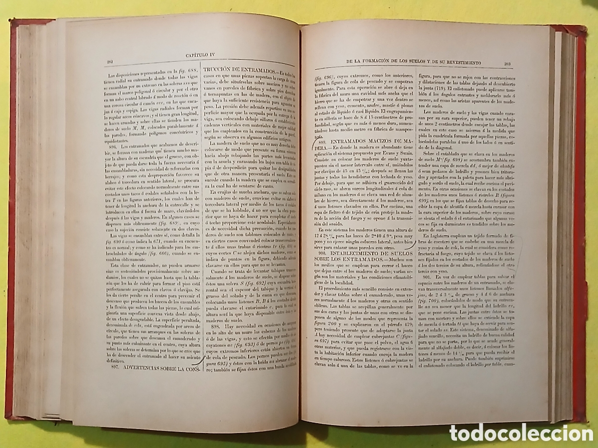 Libros antiguos: Construccion civil ges y lobez, textos 1897 - Foto 9