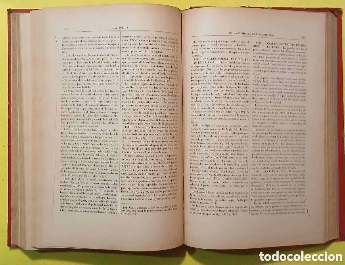Libros antiguos: Construccion civil ges y lobez, textos 1897 - Foto 10