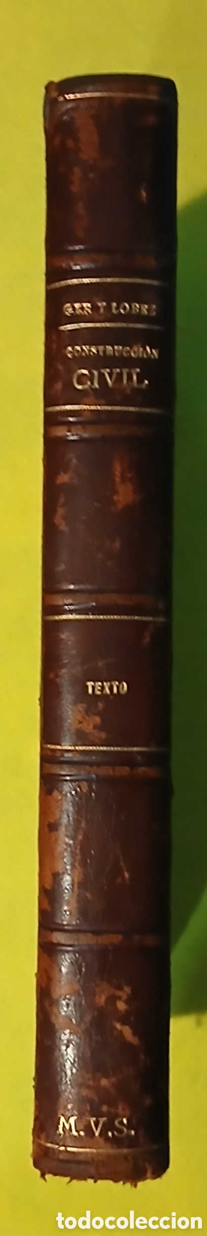 Libros antiguos: Construccion civil ges y lobez, textos 1897 - Foto 1