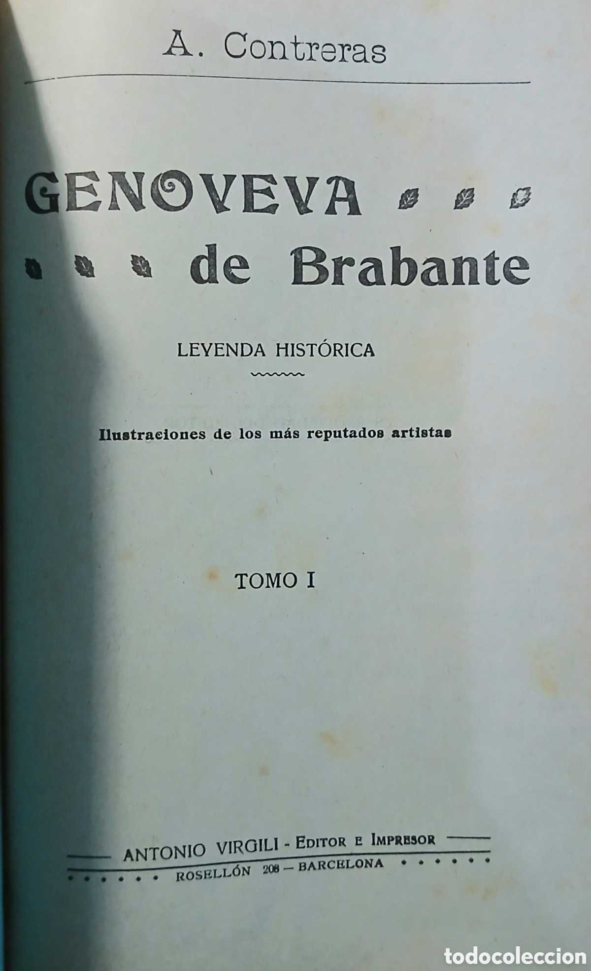 Libros antiguos: Genoveva de Brabante - Foto 4