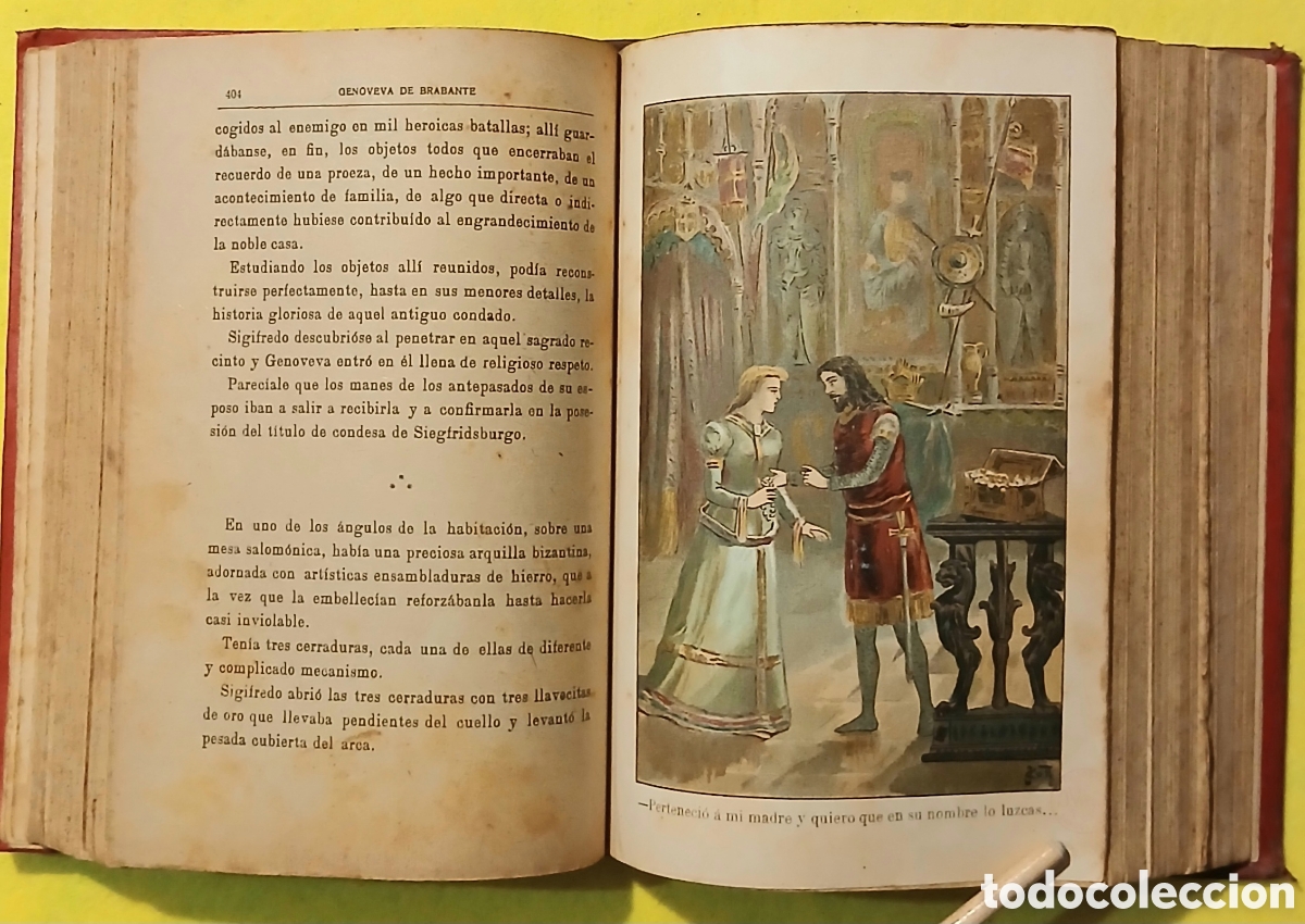 Libros antiguos: Genoveva de Brabante - Foto 7