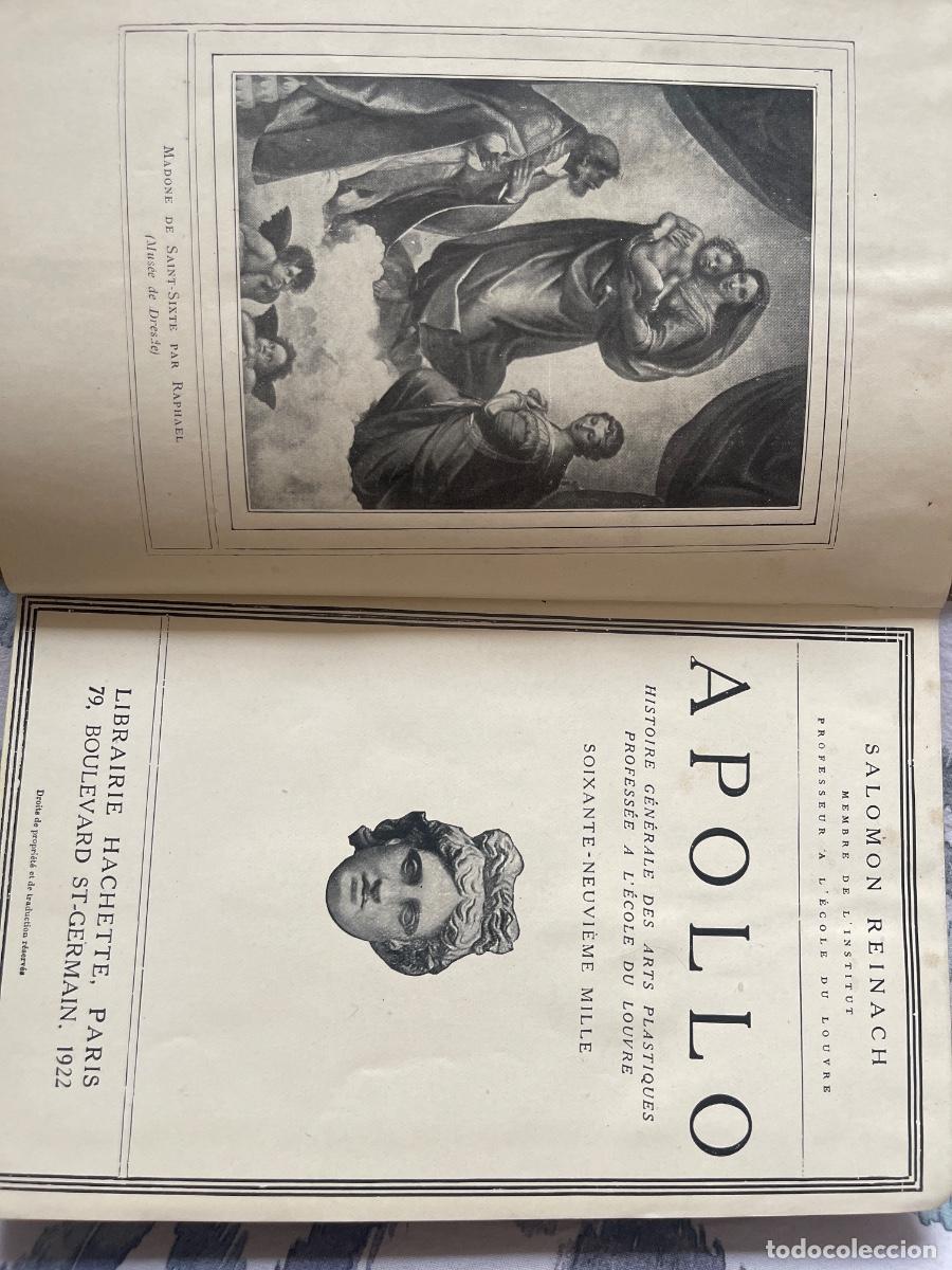 Libros antiguos: Libro Apollo Salom&oacute;n Reinach, franc&eacute;s - Foto 1