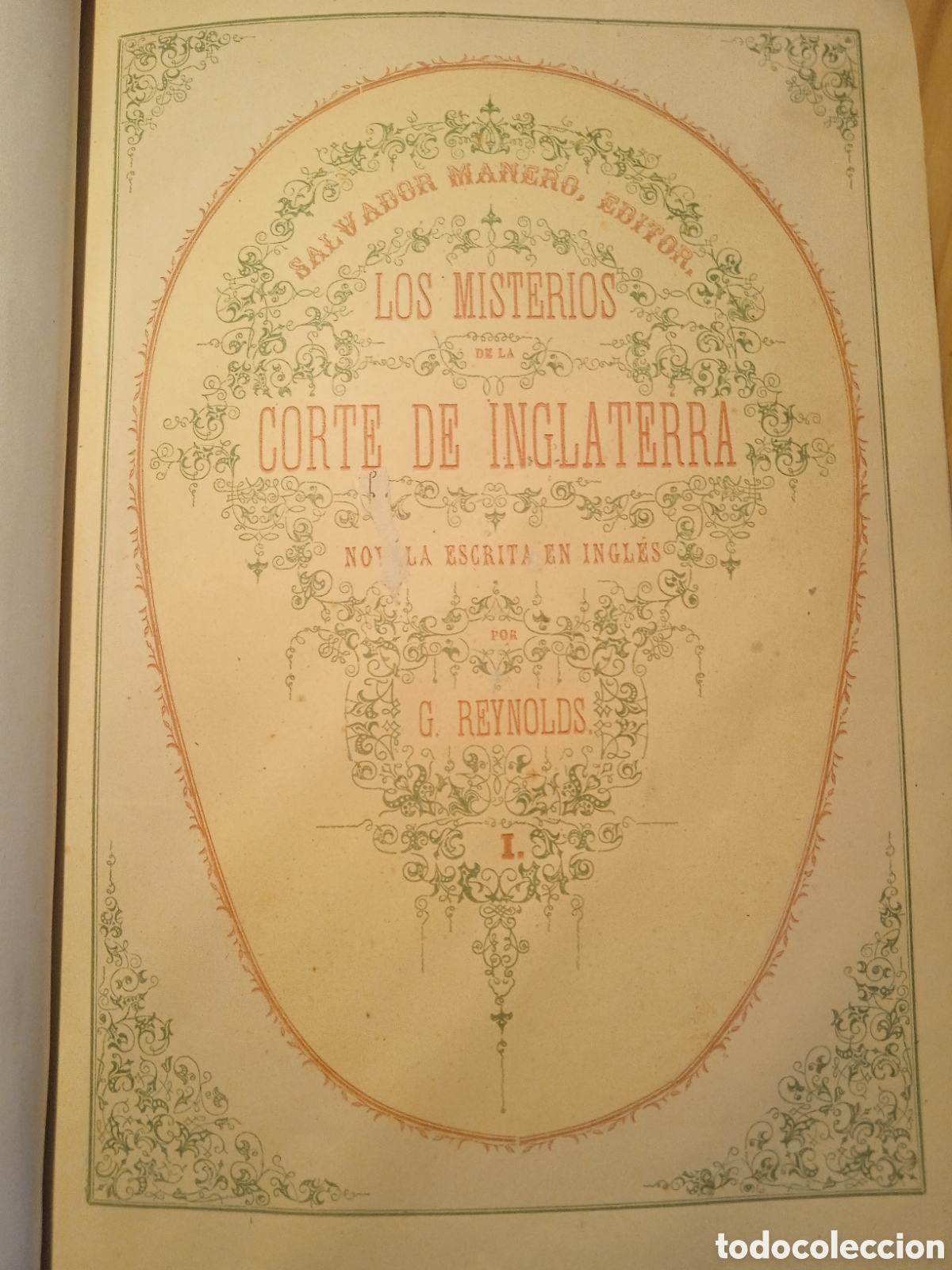Libros antiguos: Los misterios de la corte de Inglaterra - Foto 3