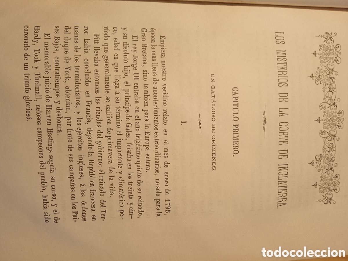 Libros antiguos: Los misterios de la corte de Inglaterra - Foto 5