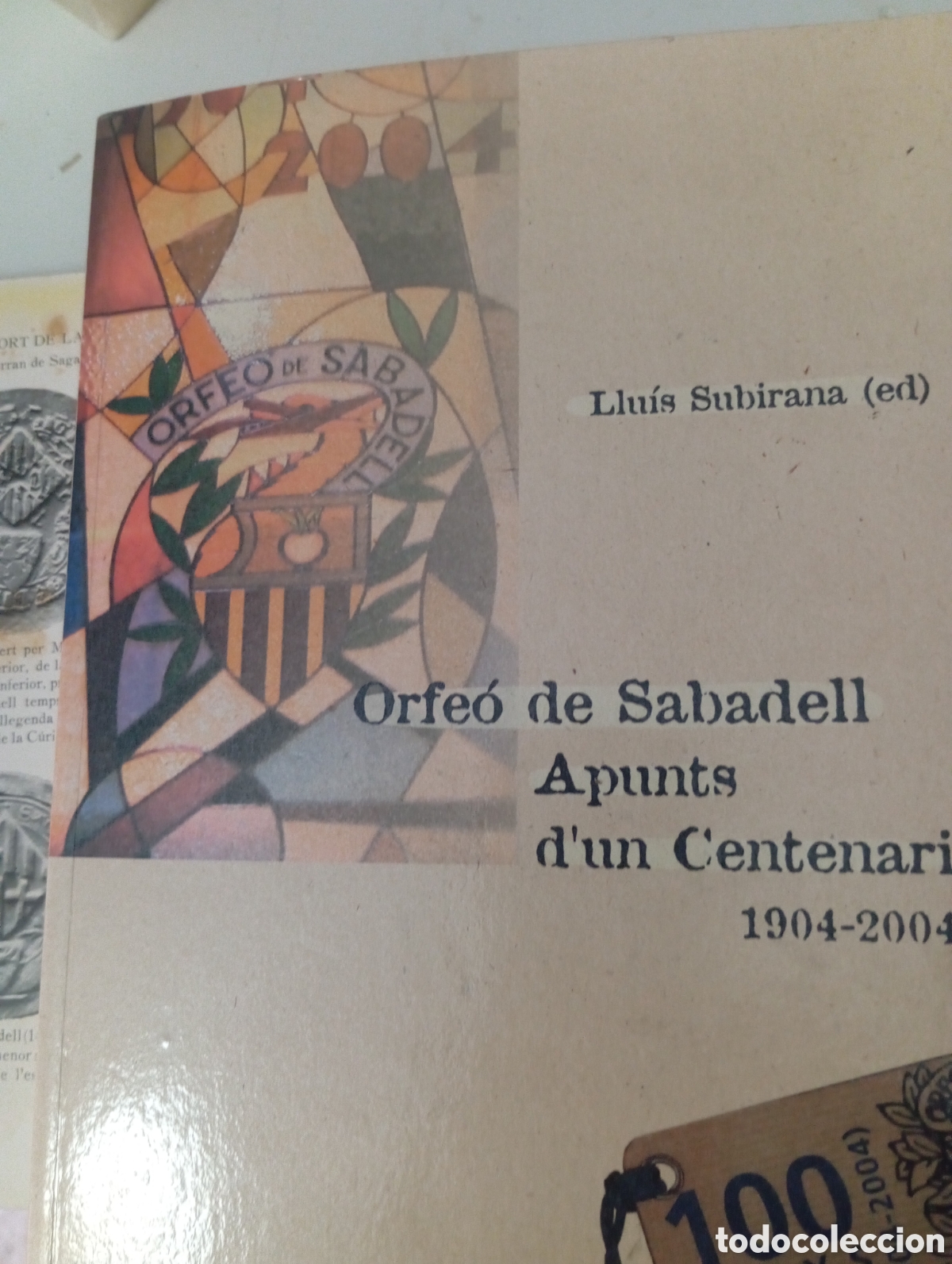 Libros antiguos: 2 libros de Sabadell: Elements Dhist&ograve;ria de Sabadell y orfe&oacute; de Sabadell 1904-2004 - Foto 7
