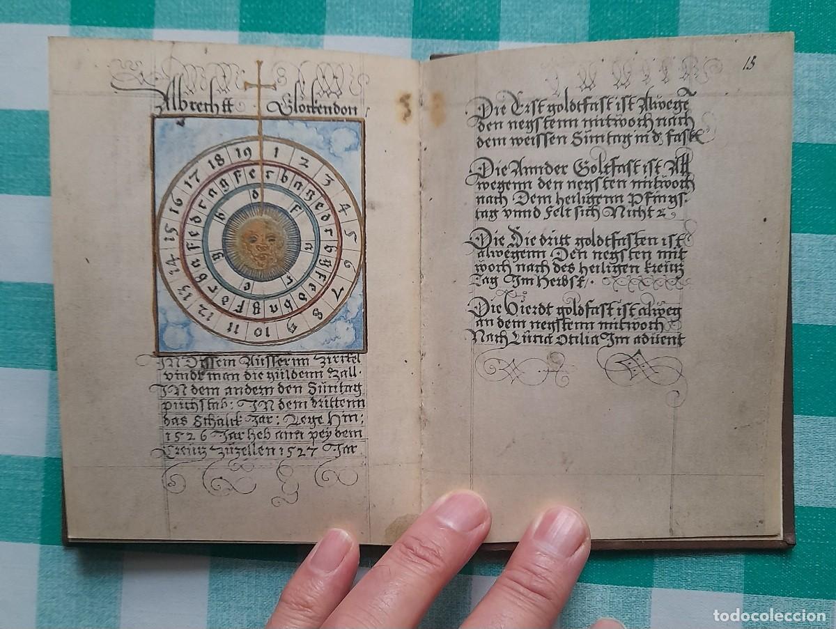 Libros antiguos: Facs&iacute;mil &iacute;ntegro del Calendario de Glockendon (s. XIV) - Foto 2
