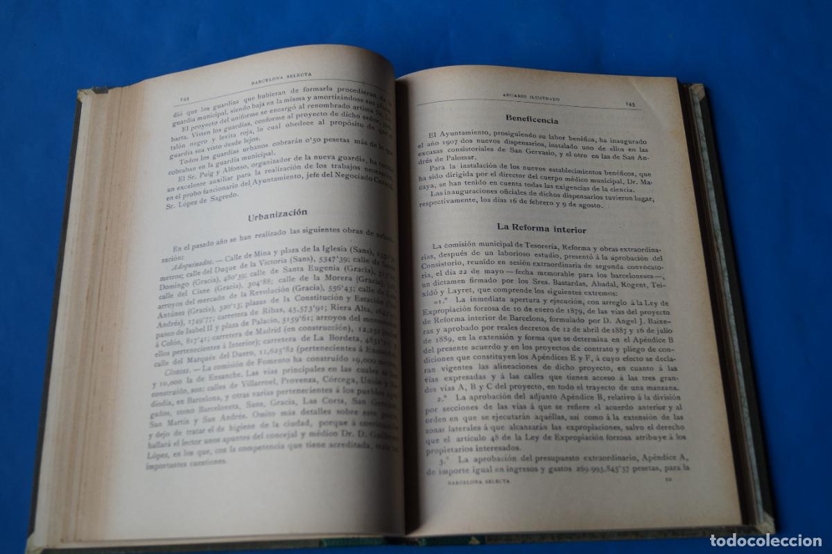 Libros antiguos: BARCELONA SELECTA 1908. ANUARIO ILUSTRADO. - Foto 4