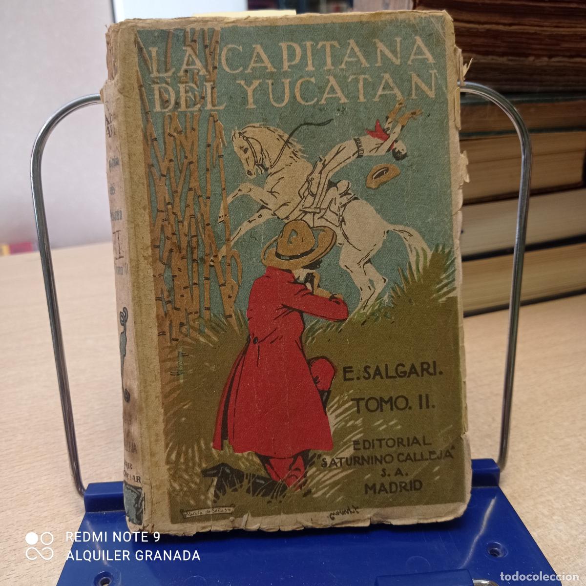 Libros antiguos: La capitana del Yucat&aacute;n . Tomo II - Salgari, Emilio - Foto 1