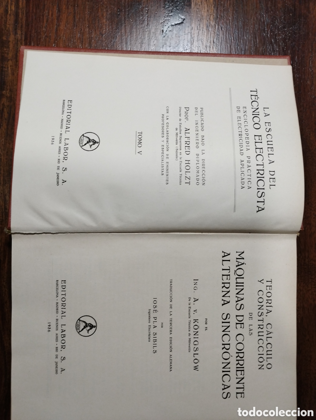 Libros antiguos: La escuela del t&eacute;cnico electricista. - Foto 2
