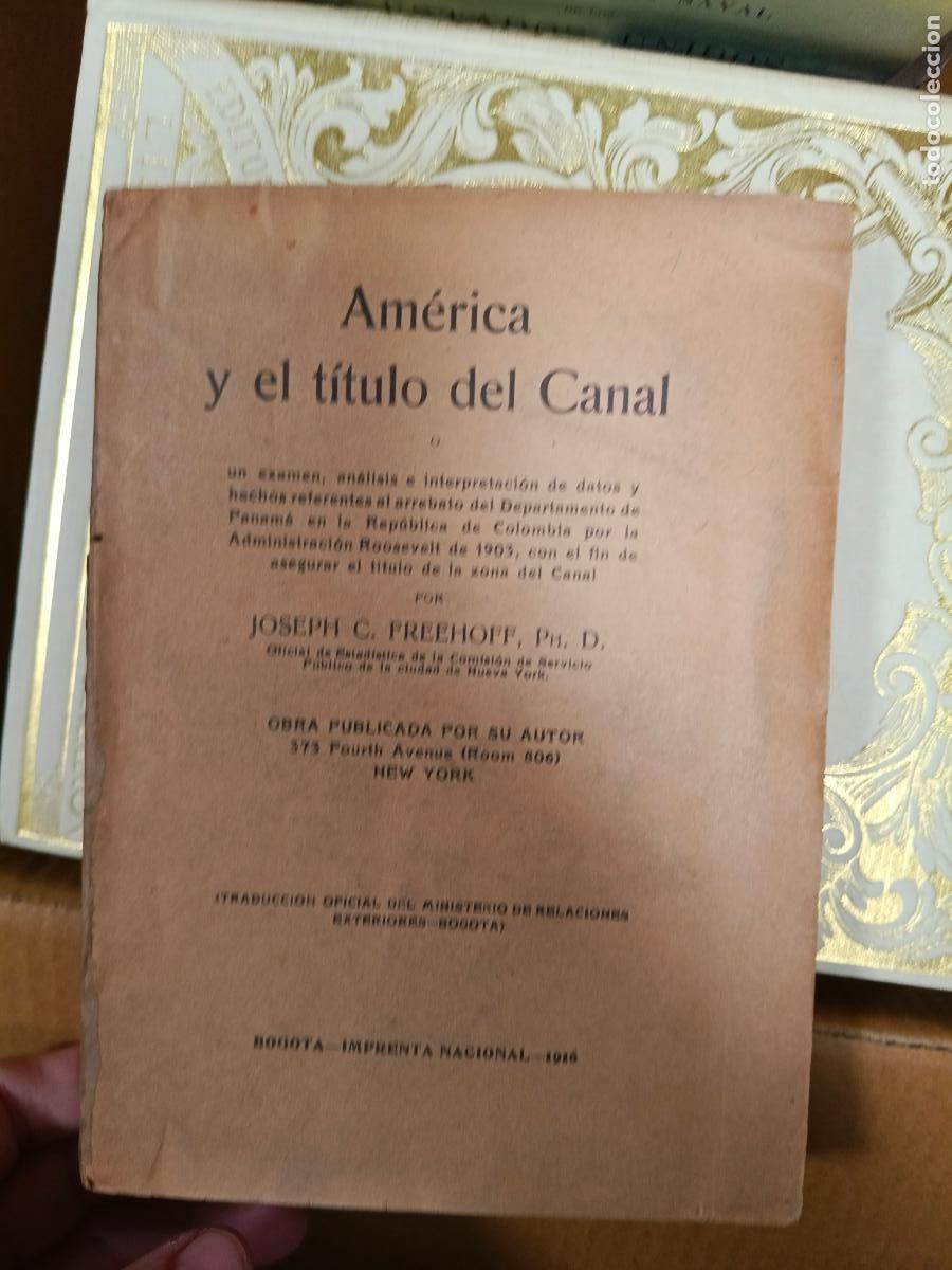 Libros antiguos: America y el titulo del canal - Joseph Freehoff - Foto 1